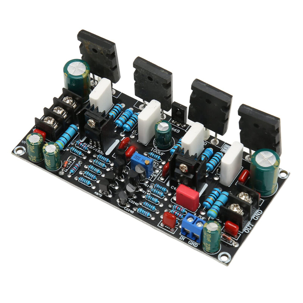 200W A1943 C5200 Digital Power Amplifier Board For Audio Applications, High-Performance Class Ab, Compact Design 9199774189675