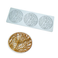 Silicone Lace Mold for Fondant Cakes, Flexible Cake Decorating Mat for Sugarcraft and Weddings