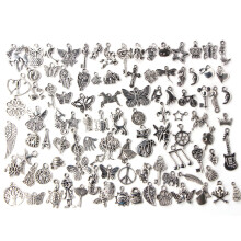 Fournitures de loisirs créatifs pour objets anciens : breloques vintage en alliage pour la création de bijoux, instruments de musique, en vrac,