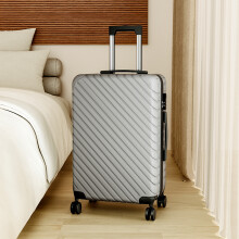 20 Inch Lightweight Hardside Travel Suitcase, Grey
