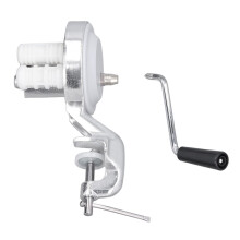 Manual Noodle Maker Stainless Steel Hand Crank Pasta Maker for Quick Homemade or Outdoor Cooking