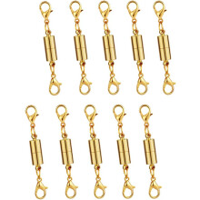 Innovative Jewelry Connectors: 12pcs Magnetic Clasps, Gold And Silver, Secure Locking Mechanism, Easy To Use, Elevate Your Jewelry Designs
