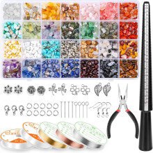 Creative Jewelry Starter Set, Jewelry Elastic Cord for Vibrant Jewelry Making, Multi-purpose Clear Bead Cord for Beginners (Vibrant 28 Color Options)