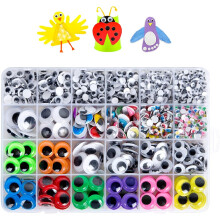 Craftsmanship Elevated, Multi Colored Self Adhesive Googly Eyes For DIY Projects, High Quality Plastic Ensures Reliability And Safety, Environmentally
