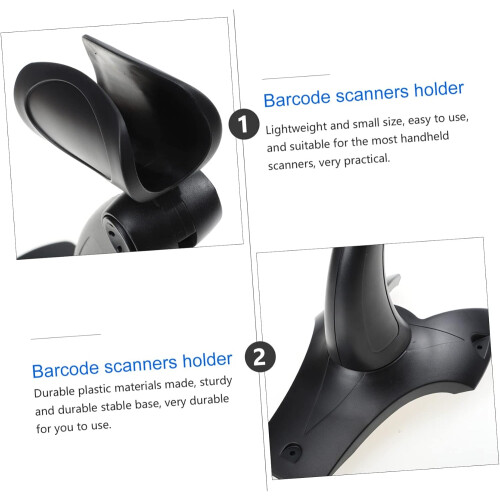 Adjustable Barcode Scanner Stand with Stable Base for Hands POS Retail and Warehouse Use 1