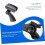 Adjustable Barcode Scanner Stand with Stable Base for Hands POS Retail and Warehouse Use 3