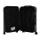 Living And Home 20 Inch Hardside Spinner Suitcase with Combination Lock, Black 4
