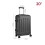 Living And Home 20 Inch Hardside Spinner Suitcase with Combination Lock, Black 6