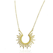 Sonnenhalskette für Damen, hypoallergenes Material, minimalistisches Design mit Sonnenmotiv, zierliche Sonnenhalskette mit Zirkonia-Akzent,