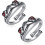 Engagement Wedding Ring, Timeless Antique Silver Plated Charm 1