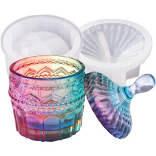 Silikonform mit Vintage-Muster für Schmuck und Deko-Behälter, leicht zu entformen, abwaschbar und wiederverwendbar für Epoxidharz