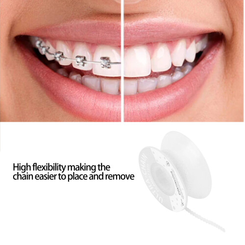 Chaîne orthodontique continue - caoutchouc transparent 1