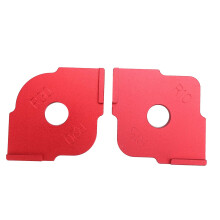 High Hardness Aluminum Alloy Radius Jig Router Templates Aluminum Alloy Corner Radius Quick-Jig Cut Perfect Outside Radiuses Anodised Aluminium