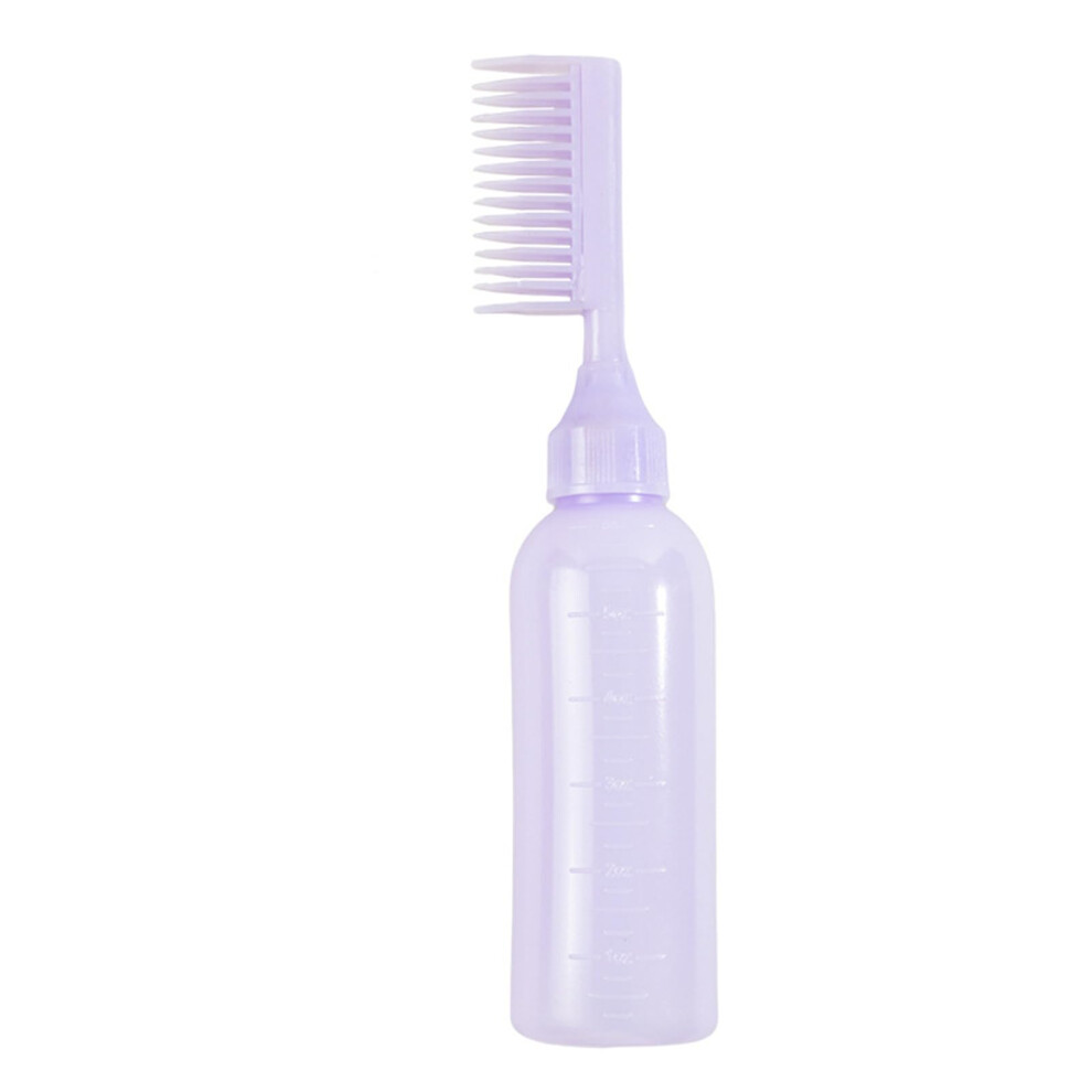White/Black/Blue Hair Dye Applicator Bottle With Dispenser Comb For Even Mess Salon Hair Coloring