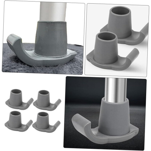 AntiSkid Walker Ski Glides  6Piece Set, For Elderly Rollators, Compatible With Most Walker Models, Smooth Mobility 1