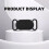 Pet Tracker for Dogs Waterproof Collar, Silicone Harness, Medium Device, Cat Holder Accessories 3