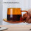Durable 250ML Borosilicate Glass Coffee Cup - Smooth & Clear 4