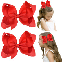 Handgemaakte grosgrain strik voor kleine meisjes, klassieke collectie, schattige finishing touch, kenmerkende ontwerpen met WeeStay antislip