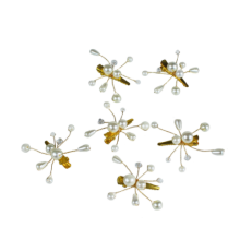 Horquillas de perlas de sujeción segura, exquisitas perlas de diamantes de imitación para bodas, horquillas flexibles con un encanto elegante para