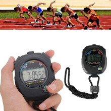 Electronic Digital Sport Stopwatch, Multi-Function For Fitness And Competitions, Large Display, Professional Timer With Split Timing, Countdown Timer,