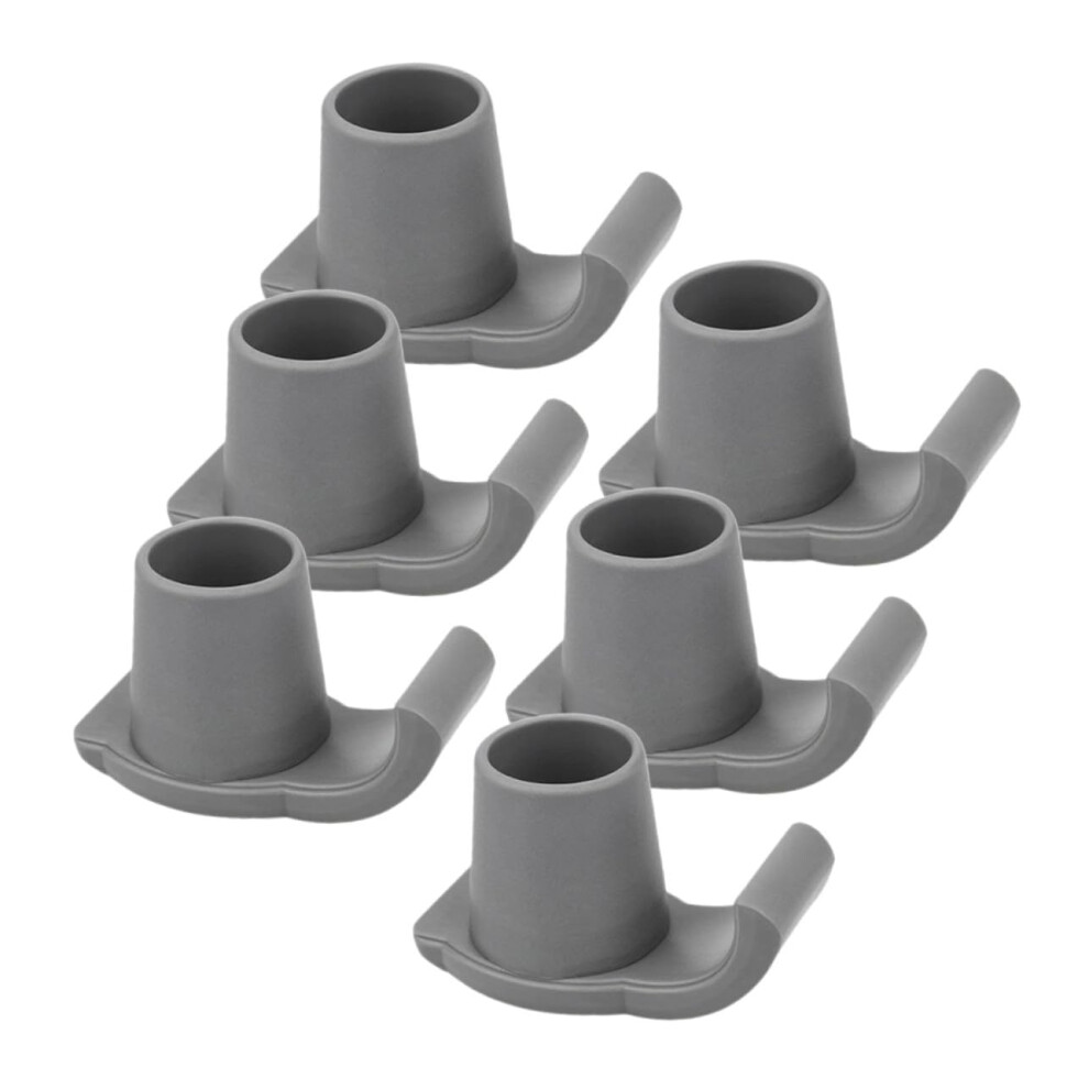 AntiSlip Walker Ski Glides 6Pack For Seniors, Fits Most Walkers, Nonstick Feet Pads, Safe Smooth Mobility