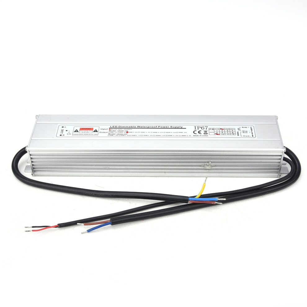 Waterproof Power Supply Led Driver Low Voltage Transformer Outdoor Use, Dimmable Ac170-260V Input Dc12v Output 100W High Efficiency 85% Overload 9138057837896