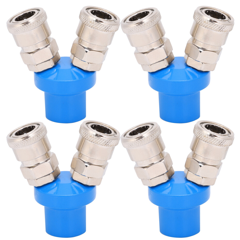 High Pressure Pneumatic Quick Fitting Self Locking Coupling Air Compressor Connector Durable Metal Material Leak Proof Strong Sealing Performance 9138057837773