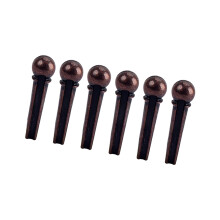 6Pcs Acoustic Guitar Bridge Pins Replacement String Pegs Guitar