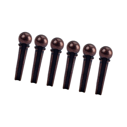 6Pcs Acoustic Guitar Bridge Pins Replacement String Pegs Guitar