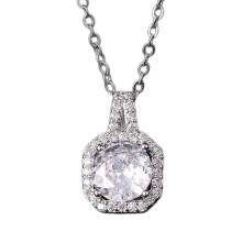 Colier Moissanite Orbitor pentru Femei, Meșteșug Rafinat cu Pandantiv Elegant, Lanț din Oțel Titan cu Estetică Unică, Bijuterie Hipoalergenică