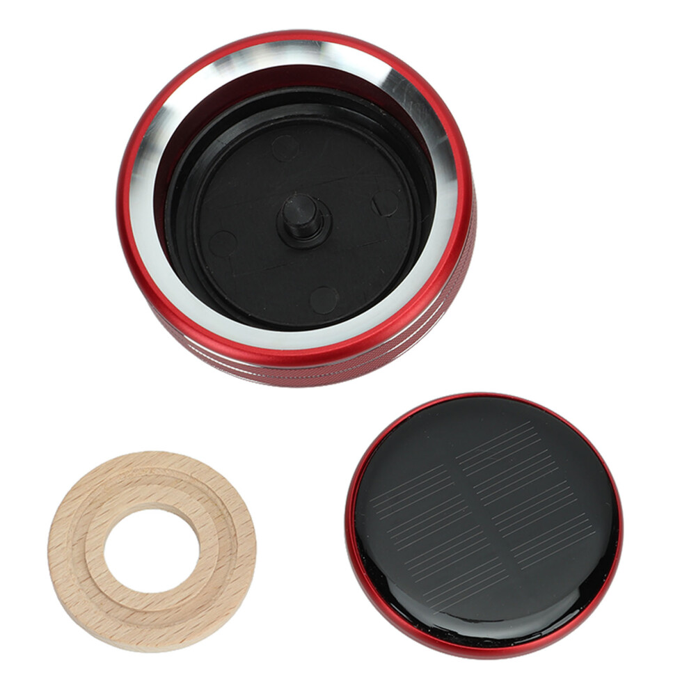 Car Decoration With Rotatable Air Purifier Function, Solar Powered Aromatherapy Diffuser For Interior, Refillable Air Purifier With Natural Plant-Deri 9399812967832
