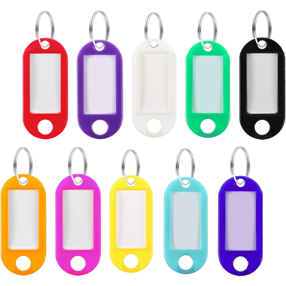 Organizational Key Tags, Assorted Color Plastic Keychains For Multi-Key Systems, Reinforced Stability And Quick Identification 9176269085124