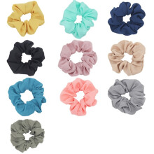 Scrunchies Sifín Prionta Bláthanna do Mhná, Níos Lú Caillteanas Gruaige agus Foircinn Scoilte, Sealbhóir Eireaball Capaill Gruaige Leaisteach i