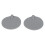 95mm Round Electrode Pads - Soft Silicone Reusable Easy to Use 4