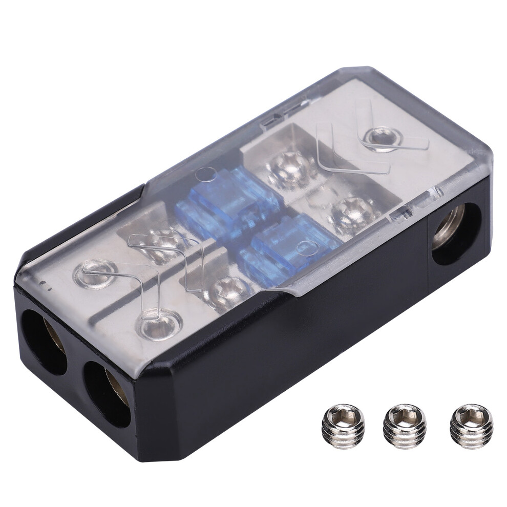 Fused Distribution Block For Multiple Amplifiers With Maximum Power Transfer Corrosion Resistance Mini Anl Fuse And High Temperature Base Protection 9138057862867