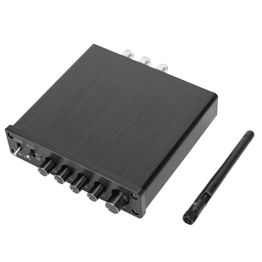 Hifi Power Amplifier With 2.1 Channel Digital Output, Exquisite Craftsmanship Bluetooth 5.0 Connectivity, Treble & Bass Control Hifi Clear And Clean 9138057862881