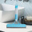 Window Cleaner Squeegees Spray Squeegee Scraper With Ergonomic Handle For Glass Tile Mirror Bathroom Blue 3