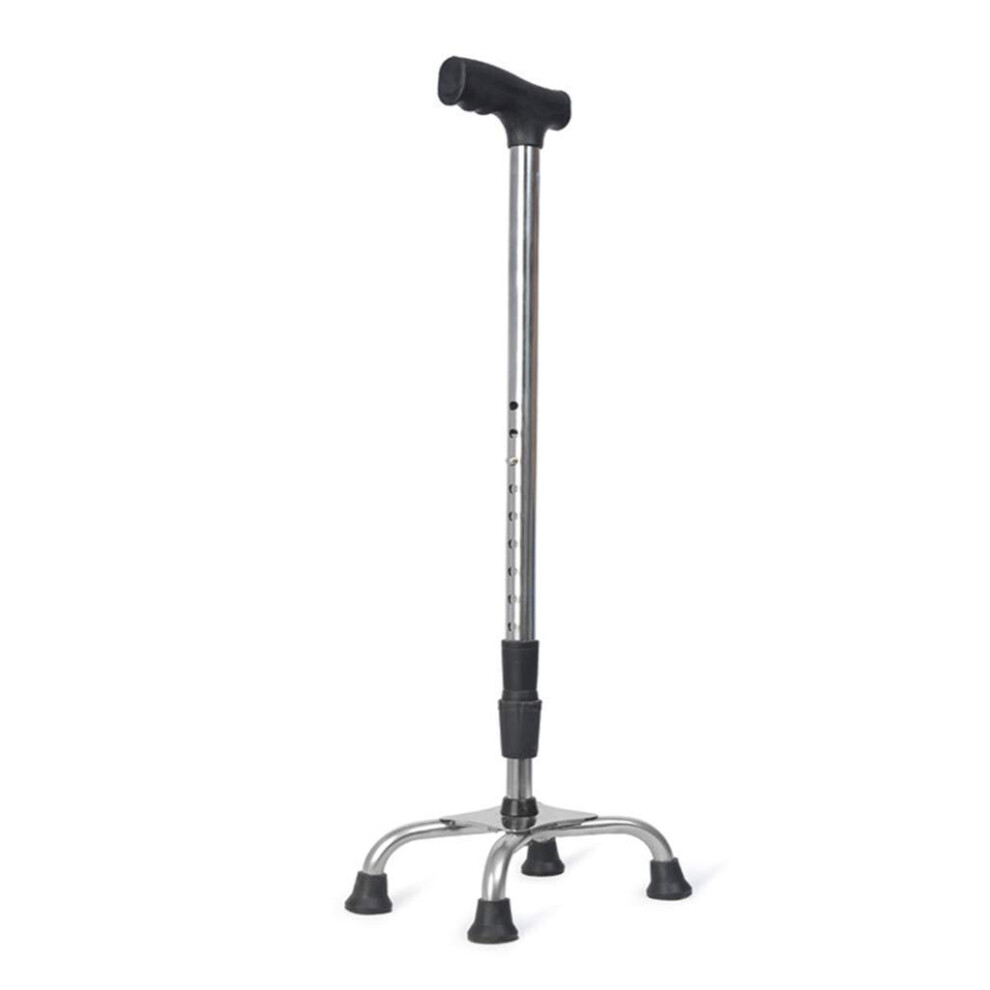 Adjustable Crutches Sticks Height Adjustable Aluminum Alloy Walking Stick For Elderly Non Slip Safehappy