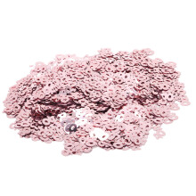 Ympäristöystävällinen konfetti ruusukullanvärinen glitter-syntymäpäiväpöytäkoriste, kaksipuolinen glitterpaperi, biohajoava paperi, juhlava