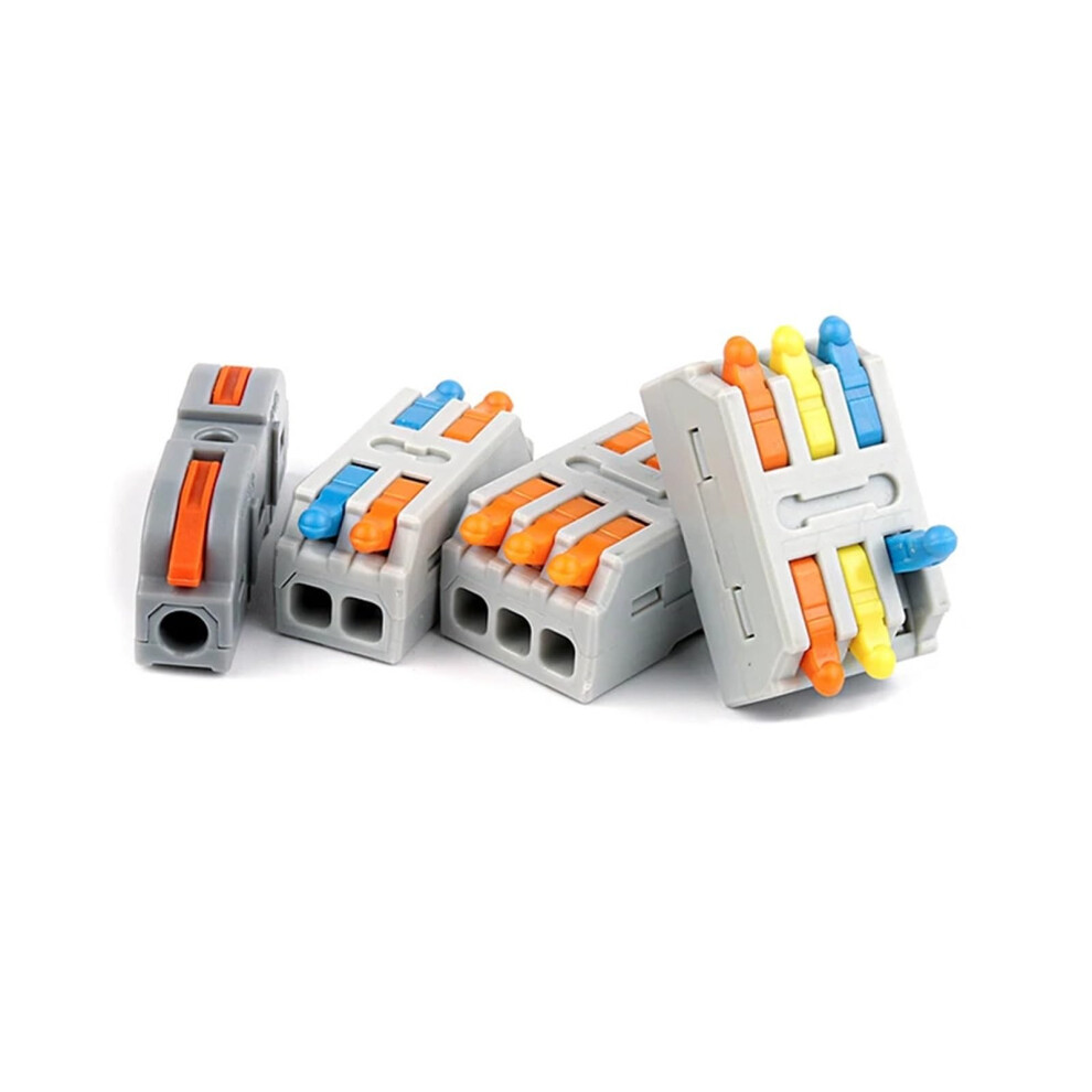 Wire Connector 2/3 Pin Quick Pushin Terminal Block 25Pcs Compact Secure Electrical Splicing 9382693531001