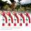 Universal Bicycle Quick Release Seatpost Clamps 5pcs Aluminum Red 13