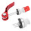 Universal Bicycle Quick Release Seatpost Clamps 5pcs Aluminum Red 4