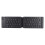 Bluetooth Keyboard with Foldable Design, Ultra Slim Wireless Keyboard Compatible with Multiple Systems, Portable Folding Keyboard for Smartphone 5