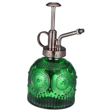 Plant Mister Glass Spray Bottle with Elegant Embossed Design for Indoor Houseplants and Home Use