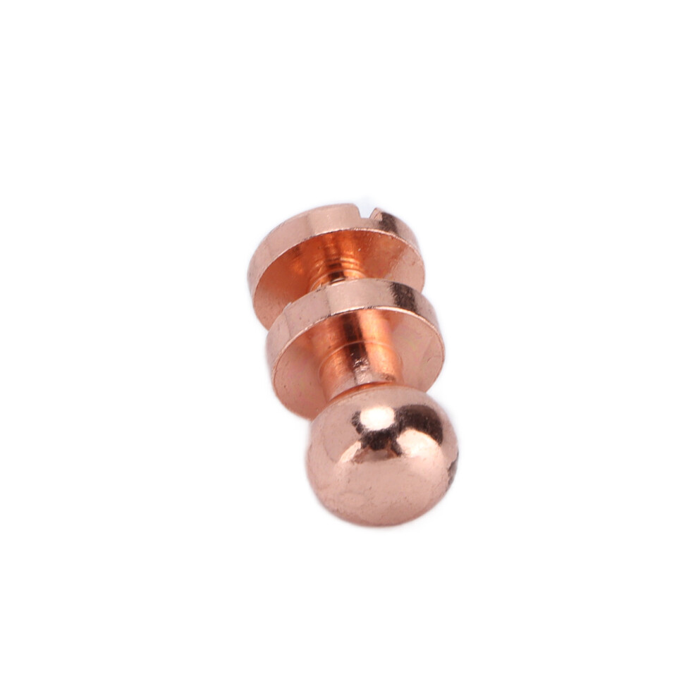 20Pcs Brass Rivets Rose Gold 8X7mm Luggage Hardware For Purse Handbags Shoes 7621377313338