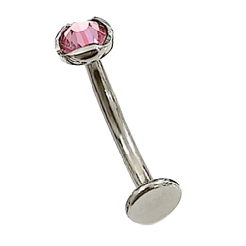 Piercing κοιλιάς με επίπεδη πλάτη και μοτίβο εμπνευσμένο από το νερό, δαχτυλίδι