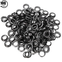 Decoration Accessories Grommets Brass Metal Eyelets Durable Rust Proof Double Side With Washers For DIY Leather Craft Scrapbook