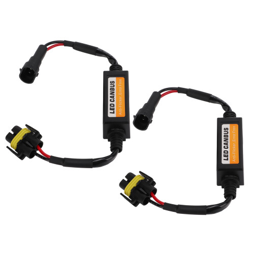 Plug And Play LED Decoder Power Fluctuation Issues Universal Car Accessories Waterproof Anti-Flicker LED Headlight Decoders Corrosion Resistant ABS