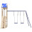 VidaXL vidaXL Spielturm Massivholz Kiefer 2