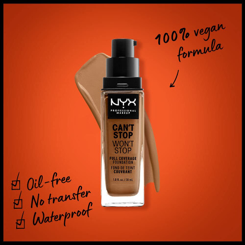 NYX Professional Makeup NYX PROFESSIONAL  Can't Stop Won't Stop Foundation 1